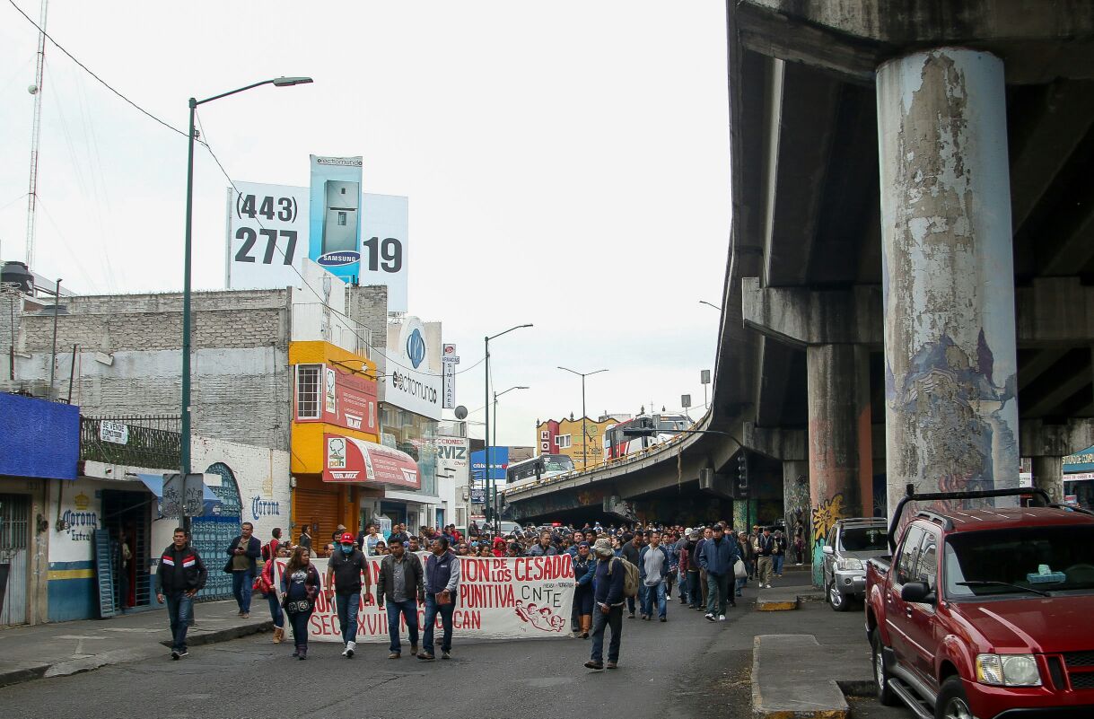  Movilizaciones de la CNTE no cesan