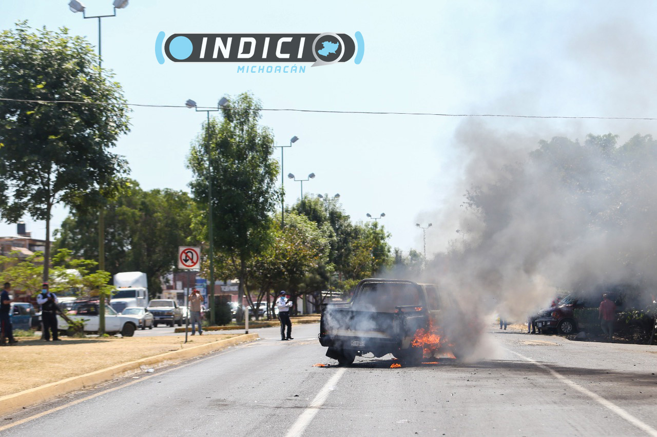  Detención de “El H” puso de cabeza a Michoacán; 30 vehículos incendiados