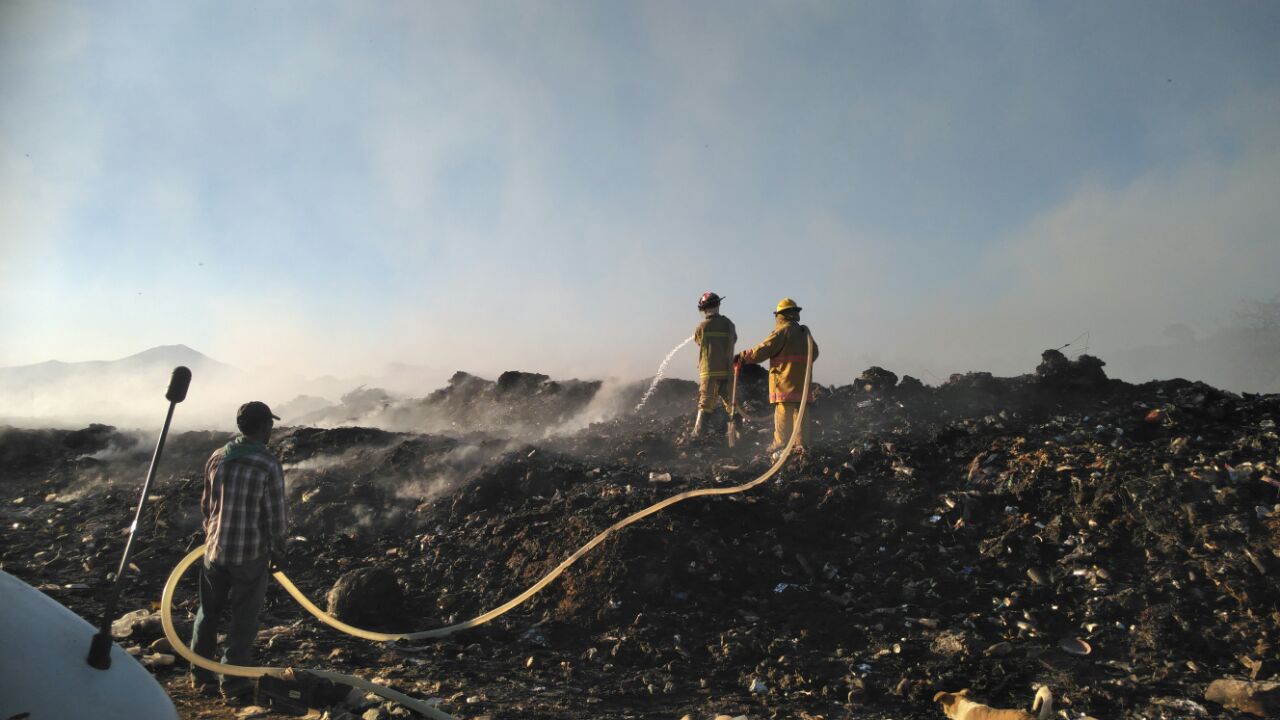  Casi por concluir incendio en Tarímbaro: PC municipal