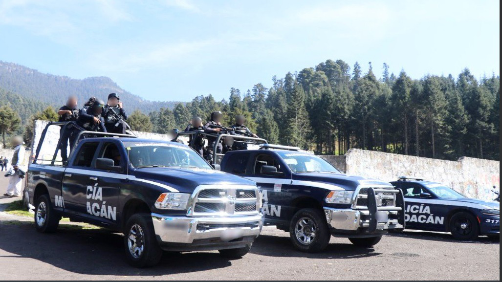  Mantiene Policía Michoacán vigilancia en región Apatzingán
