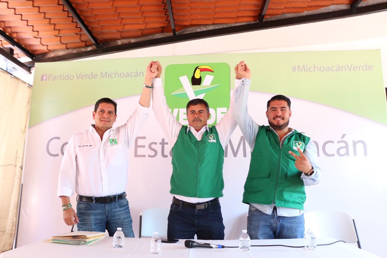  Alfredo Jiménez, aspirante del Partido Verde a la presidencia municipal de Tarímbaro