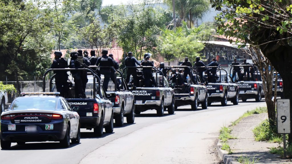  Despliegue operativo continuo de la Policía Michoacán