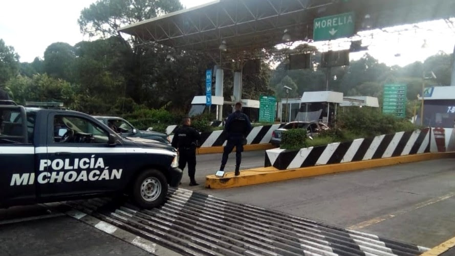  Permanente, presencia de la Policía Michoacán en Autopista Siglo XXI
