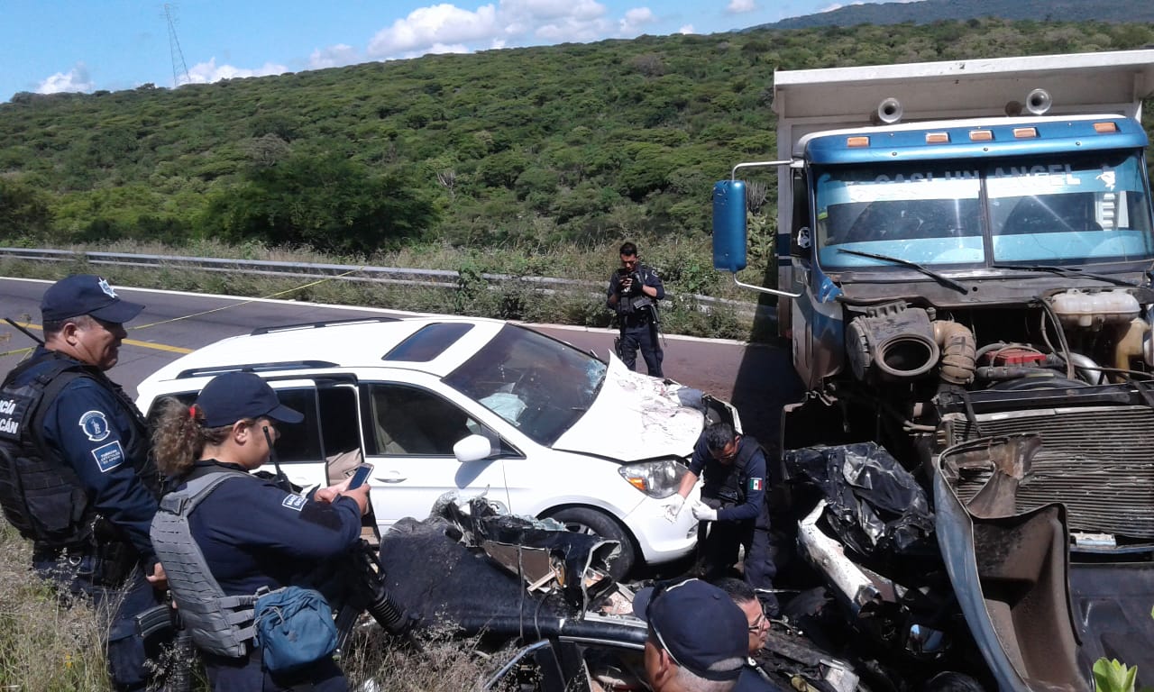  Atiende SSP accidente vehicular en Chavinda