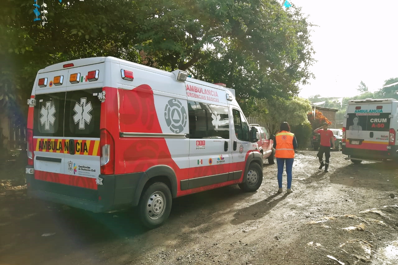  Brinda PC estatal apoyo a la población afectada por inundaciones en Los Reyes