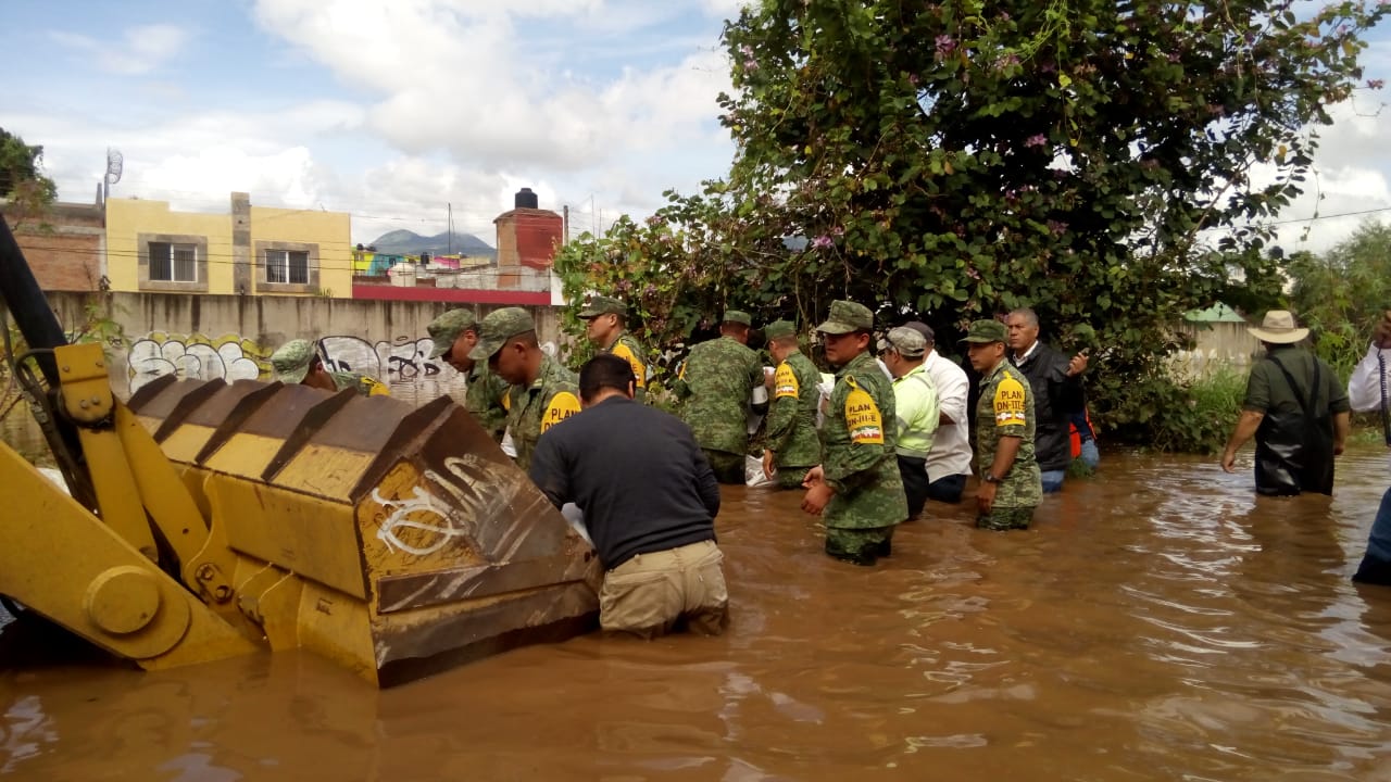  Despliega Secretaría de Servicios Públicos operativo para atender contingencias por lluvias