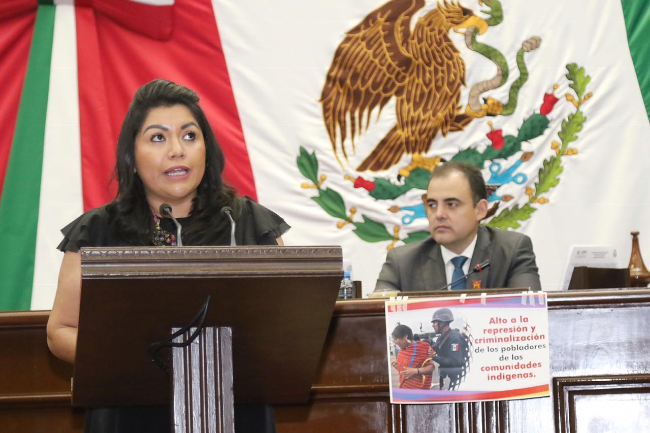 Para PRD, PAN, PRI, Verde y MORENA no urge resolver el conflicto político en Nahuatzen: Brenda Fraga