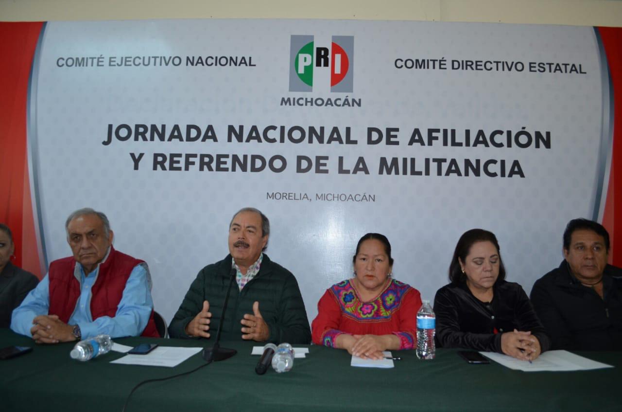  Continúa proceso de afiliación en el PRI