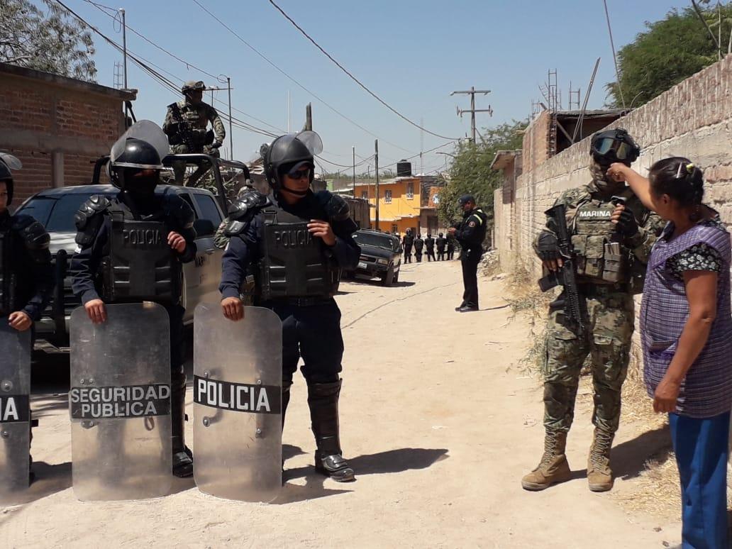  En megaoperativo sellan tomas clandestinas… que ya estaban cerradas en Guanajuato