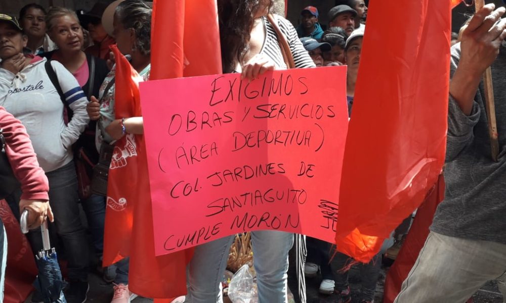  Movimiento antorchista reclama a gobierno local cumplir acuerdos