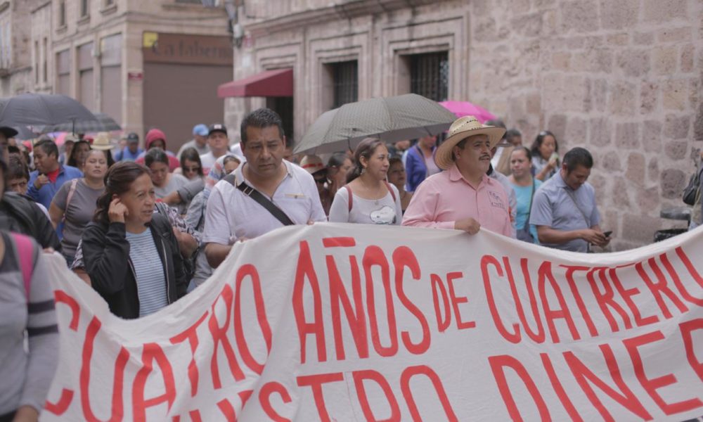  En Michoacán se escuchan puros reclamos: CNTE