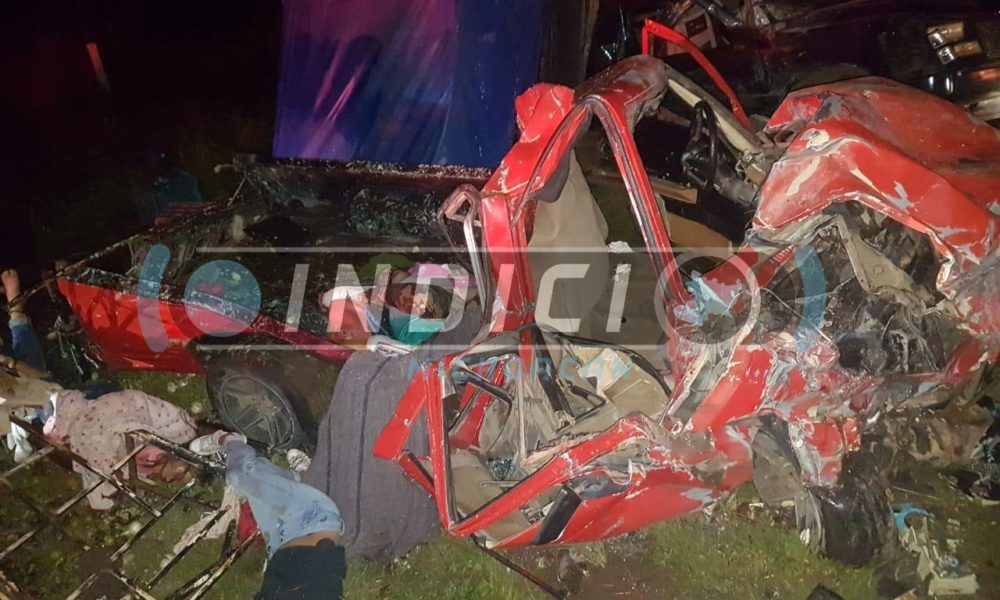  Choque en la Morelia-Quiroga deja 5 muertos