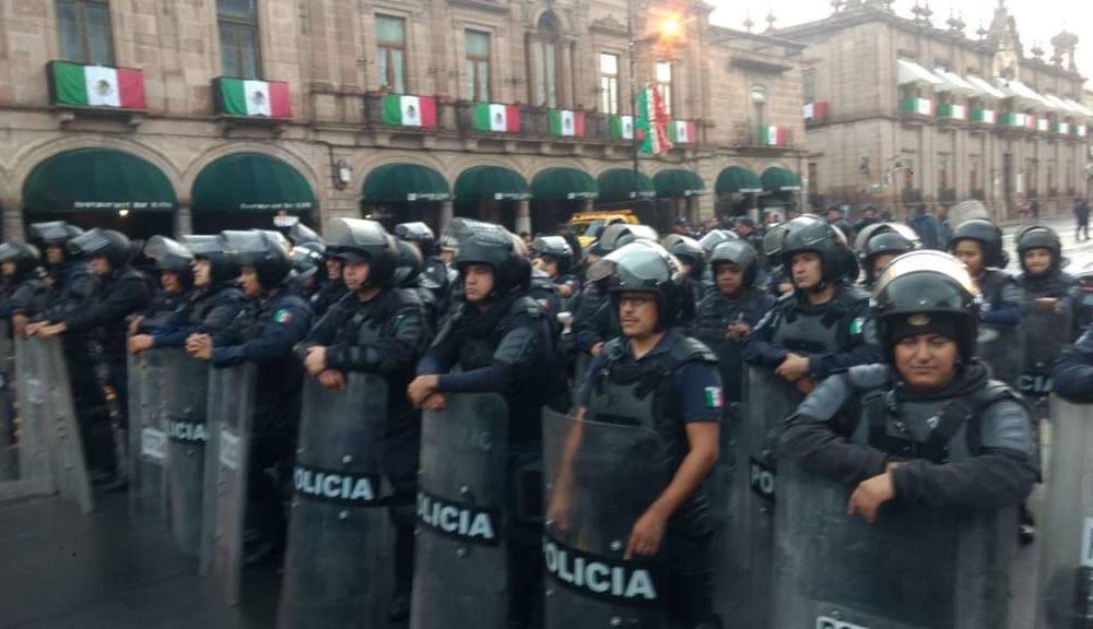  Sólo 600 elementos para cuidar informe de Silvano