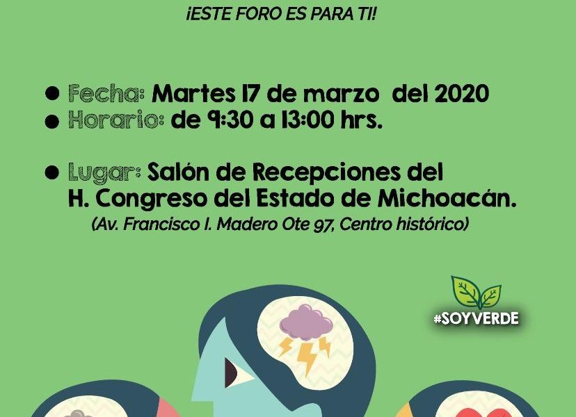  Alista Ernesto Núñez foro sobre salud mental, en Michoacán