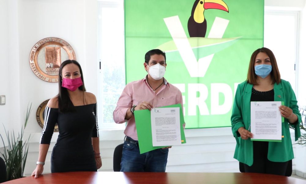  Ofrece Partido Verde Michoacán facilidades educativas a militantes en Universidad Magno Americana