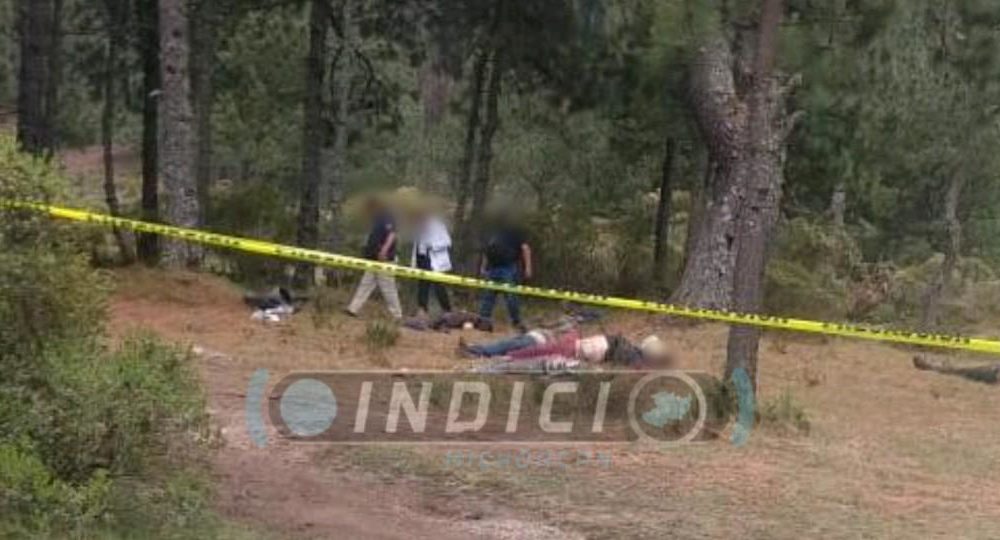  Localizan seis cadáveres baleados en el corredor turístico de Los Azufres