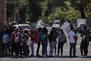 Manifestación: normalistas vuelven a las calles de Morelia 1 Normalistas manifestación 16 jun 2