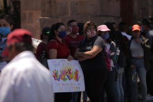 Manifestación: normalistas vuelven a las calles de Morelia 2 Normalistas manifestación 16 jun 3