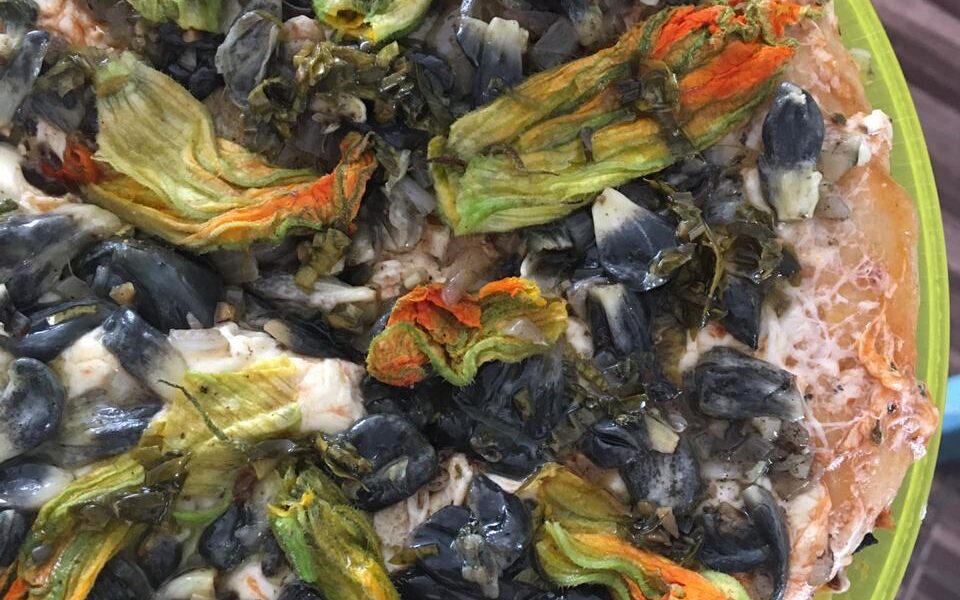  Llega a Morelia la Pizza de Huitlacoche y Flor de Calabaza
