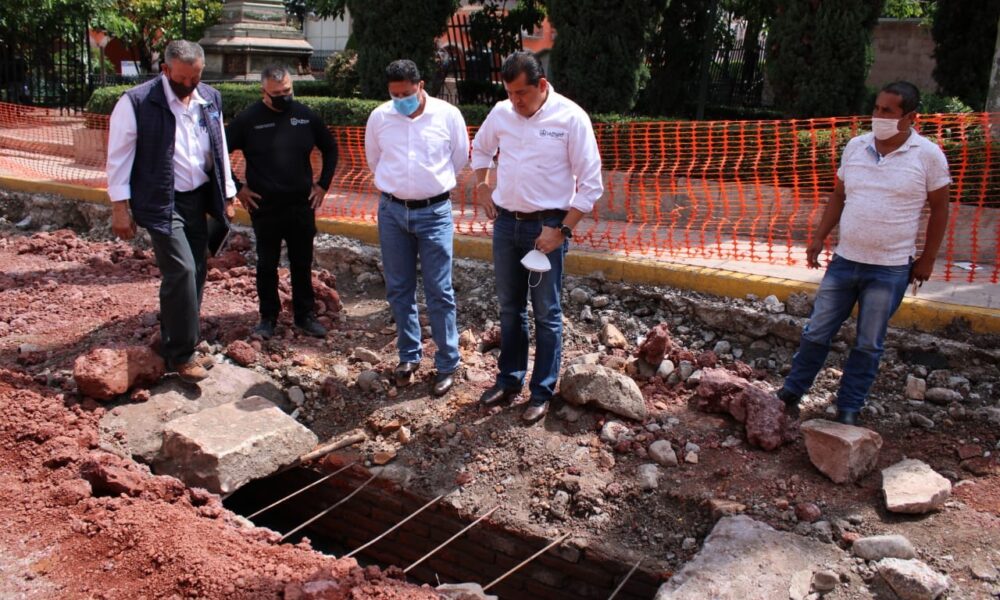  Supervisa Feliciano Flores obras hídricas integrales en La Piedad
