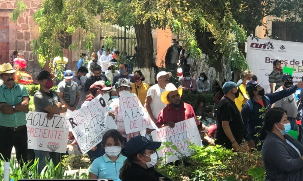  Marcha de Bases De MORENA Culmina En Morelia Sin Atender Medidas Vs COVID-19