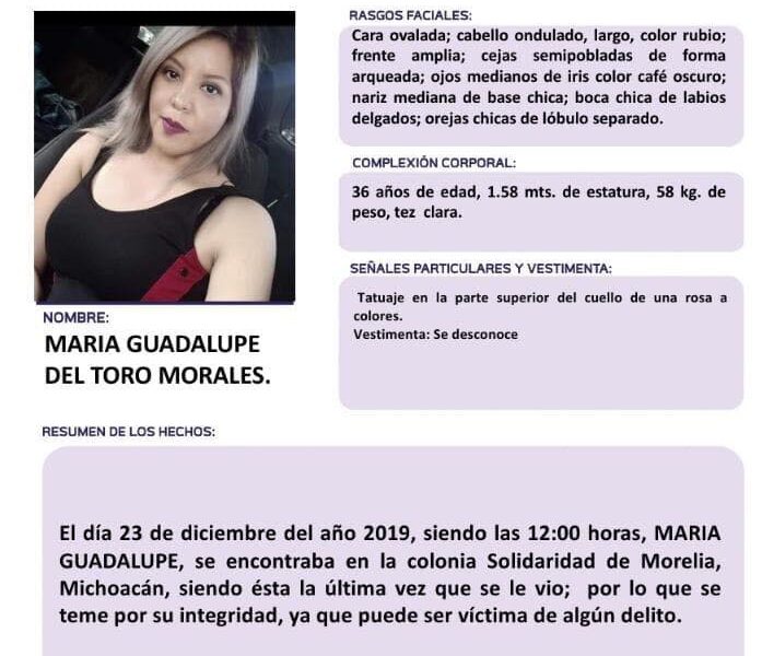  Desahogará Fiscalía General prueba  por feminicidio ocurrido en Morelia
