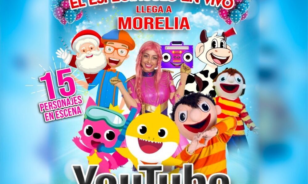  Llega el espectáculo “Youtube Music Kids” a Morelia