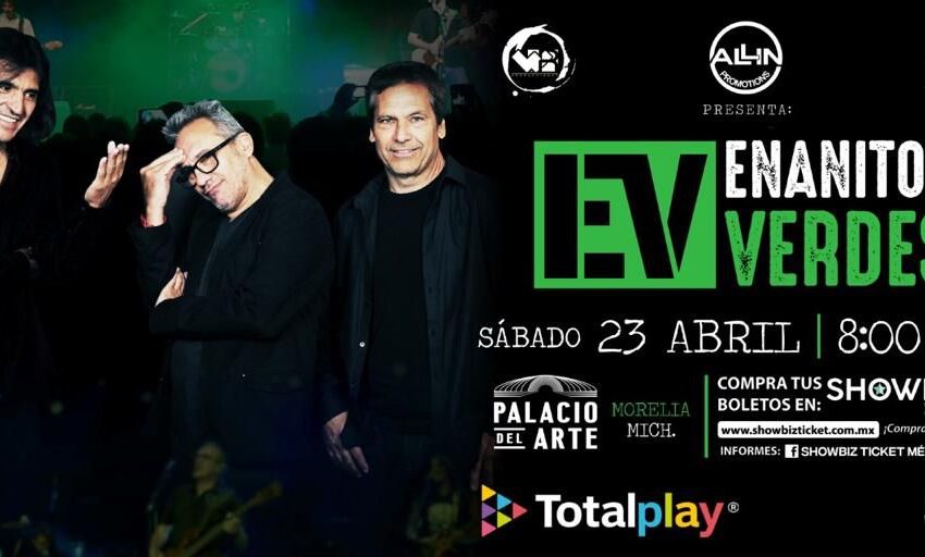  En abril, Enanitos Verdes ofrecerá concierto en Morelia