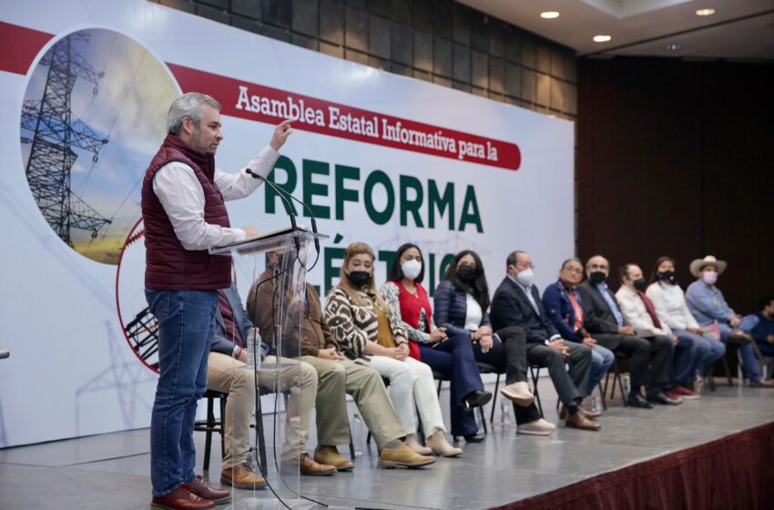  Reforma eléctrica recuperaría la soberanía energética y haría efectivos derechos humanos