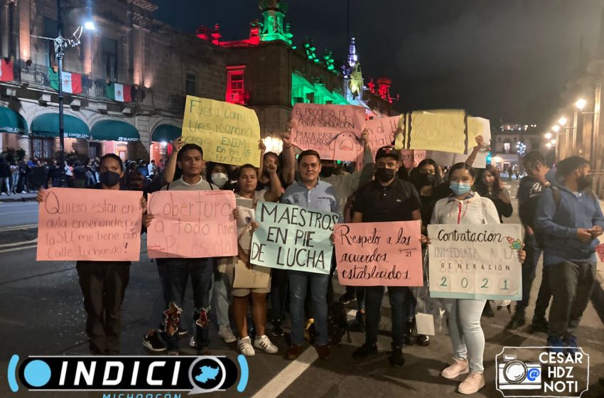  No queremos plazas automáticas, Michoacán necesita 2 mil maestros: CNTE