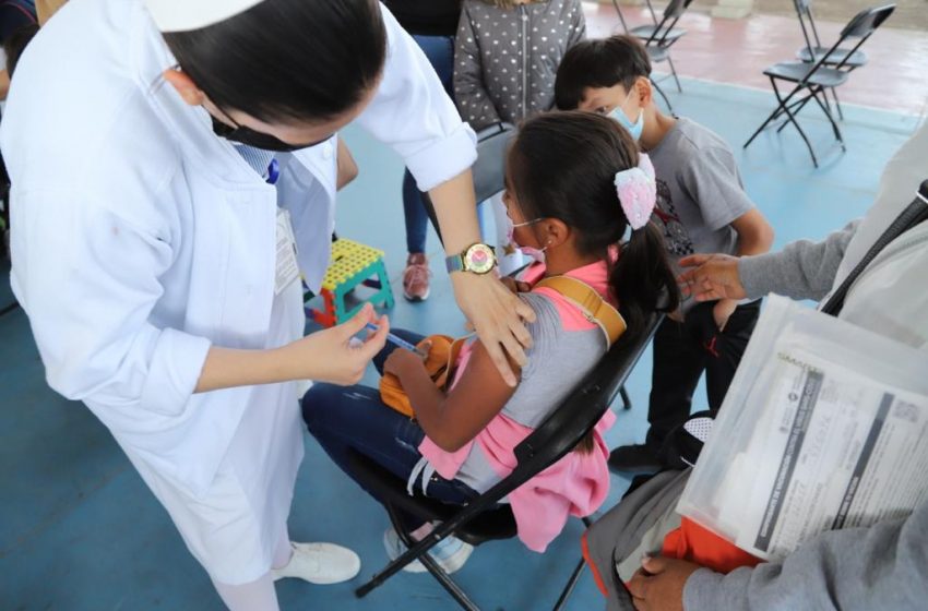  Próximo lunes se vacunará a niños de 5 a 17 años en 5 tenencias de Morelia