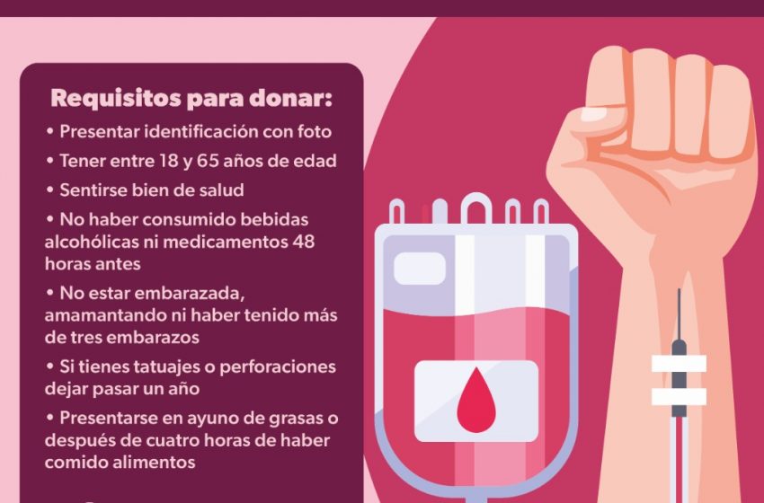  Anuncia SSM jornada de donación altruista de sangre en Pátzcuaro