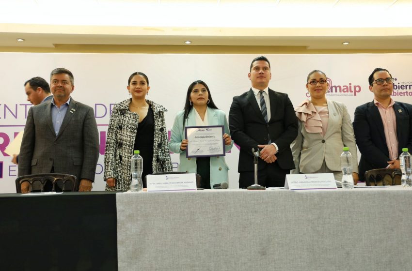  Recibe Partido Verde Michoacán reconocimiento en materia de transparencia por el IMAIP
