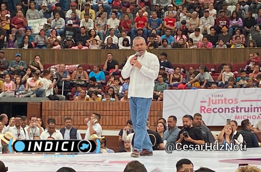  Apoyaremos autogobierno en Teremendo, tenencia de Morelia: Bedolla