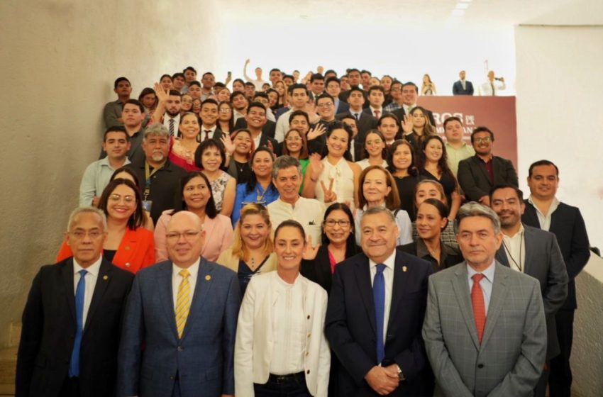  ’’Sigamos construyendo el futuro de la patria’’: En Monterrey, Nuevo León, Claudia Sheinbaum destaca la ciencia, la tecnología y la educación como fundamentales en la Transformación