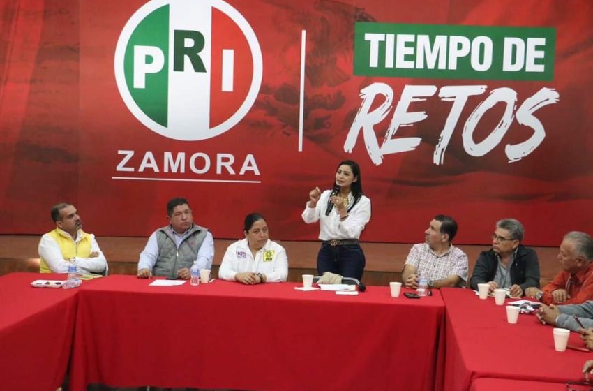  Araceli Saucedo en Zamora se reúne con militantes y líderes del PAN, PRI y PRD