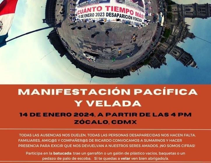  Familiares y amigos de Ricardo Lagunes y Antonio Díaz se manifestarán este domingo en la CdMx
