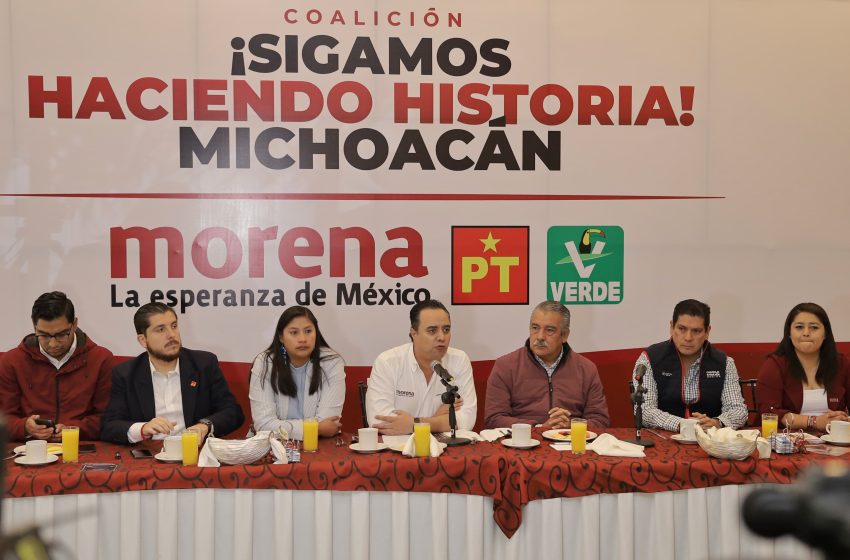  Vamos a ganar todo Michoacán: Morena-PT-PVEM