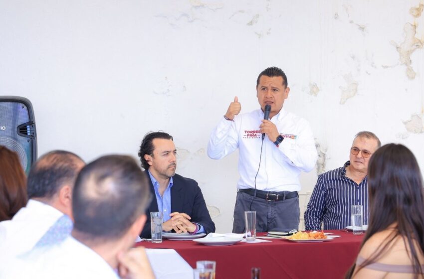 Empresarios morelianos reconocen plan de Torres Piña para combatir crisis de agua e inseguridad