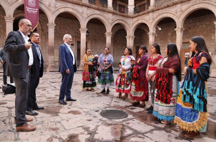  En Michoacán avanza la transición al autogobierno indígena: Bedolla