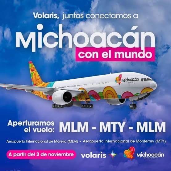 ¡Se va hacer o no se va hacer la carnita asada!, anuncian nuevo vuelo Morelia-Monterrey 1 1c75f1c3 30f4 4dff 9d96 a6bda5864ffa 1
