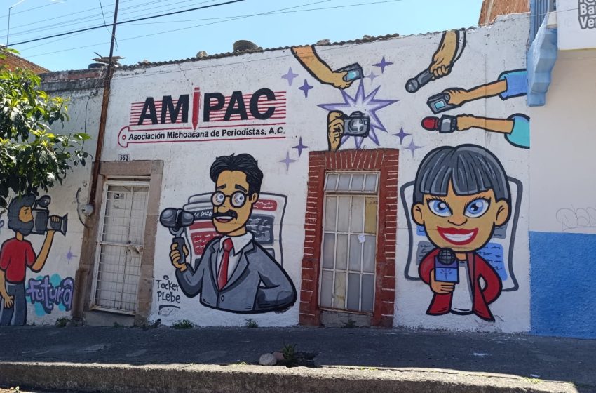 AMIPAC inaugura mural de la Casa del Periodista