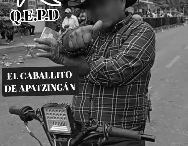 Muere “El Caballito de Apatzingán”, víctima de una aparente sobredosis