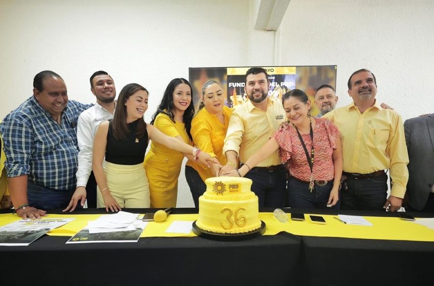 PRD Michoacán conmemora 36 años de su fundación con semana de actividades