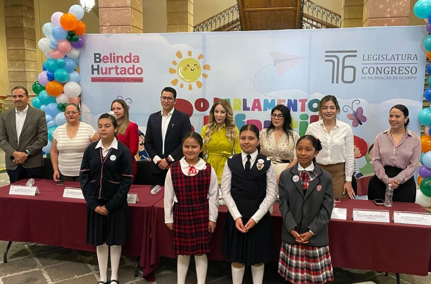 El Congreso fue la sede del Segundo Parlamento Infantil del Distrito 12 de Hidalgo