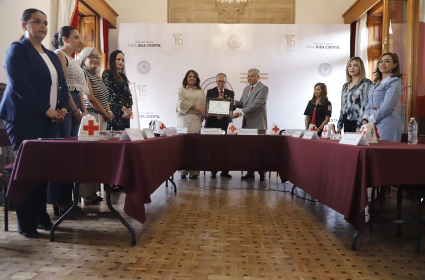 Participa Congreso del Estado en la “Colecta Nacional 2025”de la Cruz Roja
