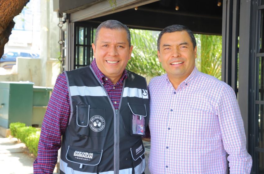 Olivio López y Juan Carlos Barragán sellan alianza territorial para consolidar Morelia rumbo a 2027