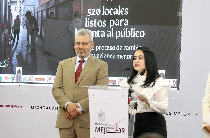 Mercado de Pátzcuaro abre sus puertas al público: Gladyz Butanda