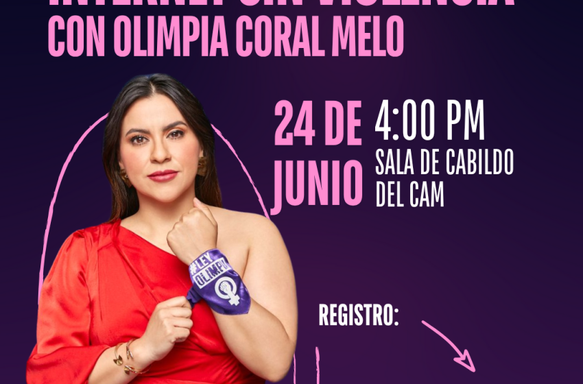 Olimpia Coral se sumará en Morelia a jornada de Semmujeris por un internet sin violencia