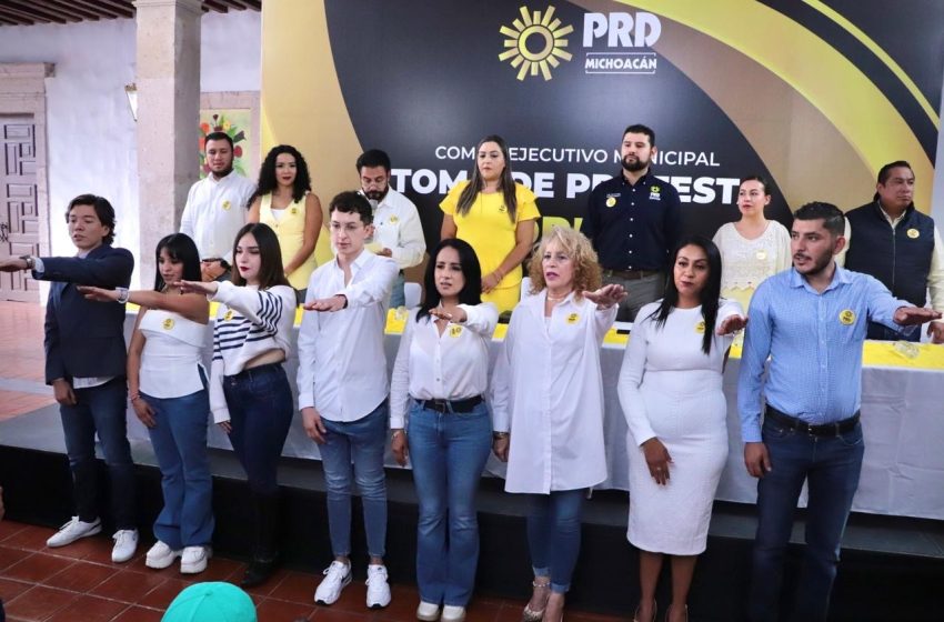 El PRD Morelia inicia nueva etapa con Lucila Martínez al frente y un comité de rostro joven